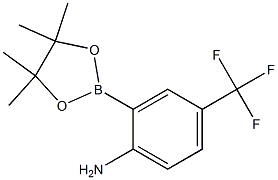 2-氨基-5-三氟甲基苯硼酸频哪醇酯 结构式