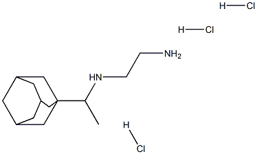 N1-(1-((3r,5r,7r)-adaMantan-1-yl)ethyl)ethane-1,2-diaMine trihydrochloride 结构式