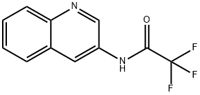 2,2,2-trifluoro-N-(quinolin-3-yl)acetaMide 结构式