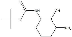 tert-butyl 3-aMino-2-hydroxycyclohexylcarbaMate 结构式