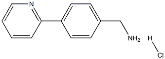 (4-(吡啶-2-基)苯基)甲胺盐酸盐 结构式