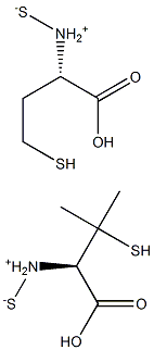 同型半胱氨酸青霉胺二硫 结构式