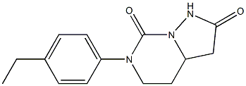6-(4-ethylphenyl)tetrahydropyrazolo[1,5-c]pyriMidine-2,7(1H,3H)-dione 结构式
