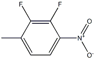 2,3-二氟-4-硝基甲苯 结构式