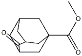 METHYL 2-ADAMANTANONE-5-CARBOXYLATE 结构式