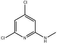 4,6-二氯-N-甲基吡啶-2-胺 结构式