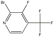 2-溴-3-氟-4-三氟甲基吡啶 结构式