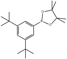 3.5-二叔丁基苯硼酸频呢醇酯 结构式