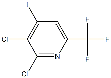2,3-Dichloro-4-iodo-6-(trifluoroMethyl)pyridine 结构式