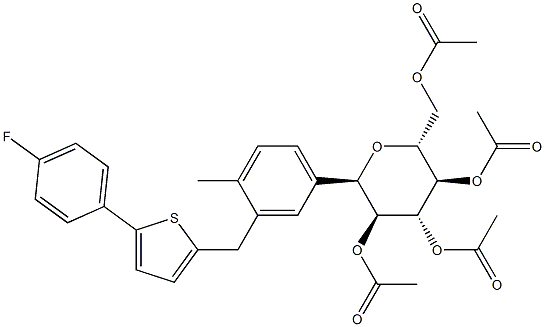 卡格列净杂质4 结构式