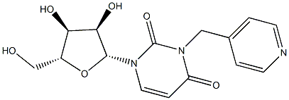 N3-[(Pyridin-4-yl)Methyl]uridine 结构式