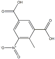 4-Methyl-5-nitroisophthalic acid 结构式