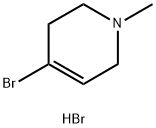 4-溴-1-甲基-1,2,3,6-四氢吡啶氢溴酸盐 结构式