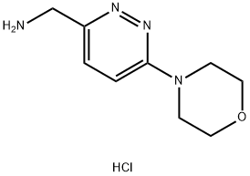 (6-吗啉代吡啶-3-基)甲胺盐酸盐 结构式