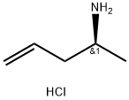 (S)-PENT-4-EN-2-AMINE HYDROCHLORIDE 结构式