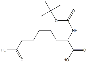 Boc-D-a-aMinosuberic acid 结构式