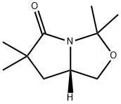 (S)-3,3,6,6-四甲基四氢-3H,5H-吡咯并[1,2-C]噁唑-5-酮 结构式