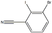 2-碘-3-溴苯腈 结构式