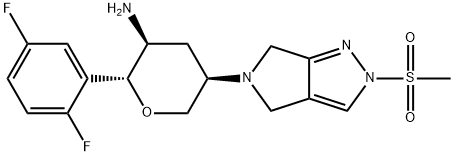 奥格列汀（MK-3102） 结构式