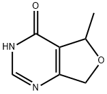 5-METHYL-5,7-DIHYDROFURO[3,4-D]PYRIMIDIN-4(3H)-ONE 结构式