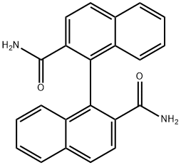 [1,1'-Binaphthalene]-2,2'-dicarboxamide 结构式