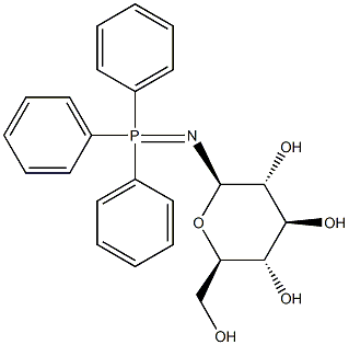 N-(Β-D-吡喃葡萄糖基)三苯基膦酰亚胺 结构式