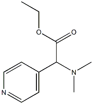 ETHYL 2-(DIMETHYLAMINO)-2-(PYRIDIN-4-YL)ACETATE 结构式