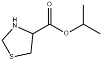 RS-噻唑烷-4-羧酸异丙酯 结构式