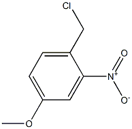1-(chloromethyl)-4-methoxy-2-nitrobenzene 结构式