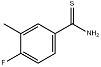 4-氟-3-甲基(硫代苯甲酰胺) 结构式