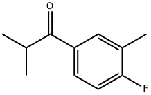 1-(4-fluoro-3-methylphenyl)-2-methylpropan-1-one 结构式