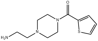 (4-(2-氨基乙基)哌嗪-1-基)(噻吩-2-基)甲酮 结构式