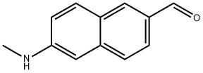 6-formyl-2-(N-methylamino)naphthalene 结构式