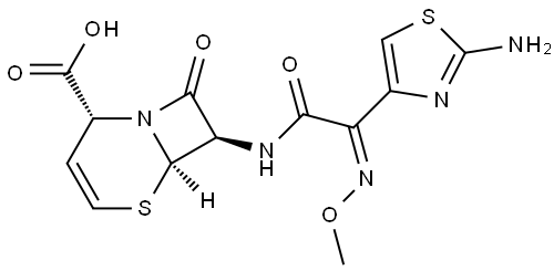 头孢唑肟杂质 结构式