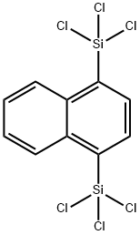 Silane, 1,4-naphthalenediylbis[trichloro- 结构式