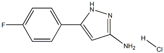 5-(4-FLUOROPHENYL)-1H-PYRAZOL-3-AMINE 结构式