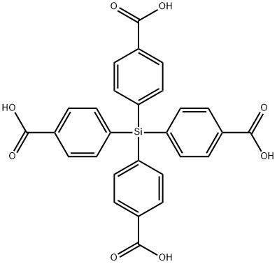 四(4-羧基苯基)硅烷 结构式