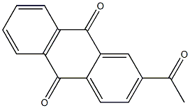 2-乙酰基蒽-9,10-二酮 结构式