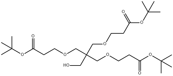 Tri(t-butoxycarbonylethoxymethyl) ethanol 结构式