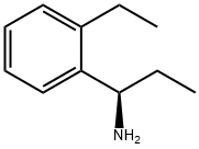 (1R)-1-(2-ETHYLPHENYL)PROPYLAMINE 结构式