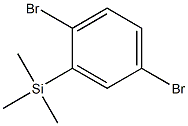 1,4-二溴-2-(三甲基甲硅烷基)苯 结构式