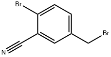 4-溴-3-氰基溴苄 结构式