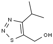 (4-Isopropyl-[1,2,3]thiadiazol-5-yl)-methanol 结构式