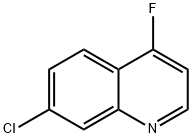 7-氯-4-氟喹啉 结构式