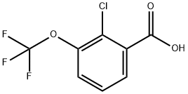 2-氯-3-三氟甲氧基苯甲酸 结构式
