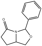 3H,5H-Pyrrolo[1,2-c]oxazol-5-one, tetrahydro-3-phenyl- 结构式