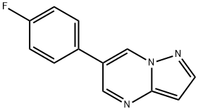 6-(4-氟苯基)吡唑并[1,5-A]嘧啶 结构式