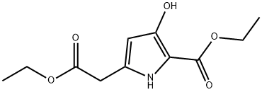 5-(carboxymethyl)-3-hydroxy-1H-pyrrole-2-carboxylic acid 结构式