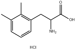 2,3-Dimethy-DL-Phenylalanine hydrochloride 结构式