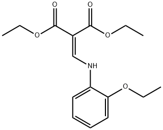 diethyl {[(2-ethoxyphenyl)amino]methylidene}propanedioate 结构式